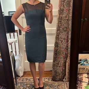 Reiss size 6 Hunter Green dress